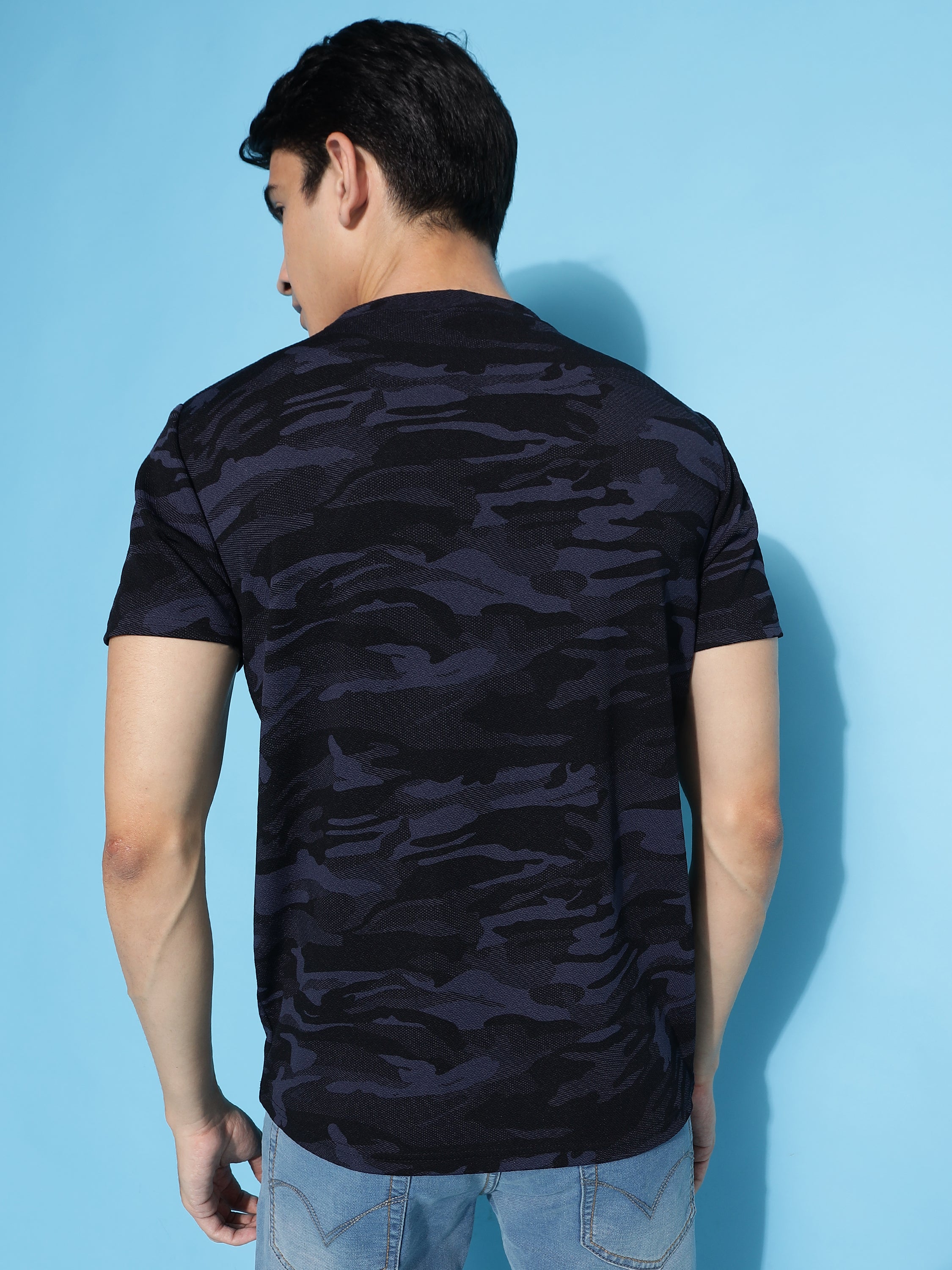 Men's Military Camouflage Regular T-Shirt