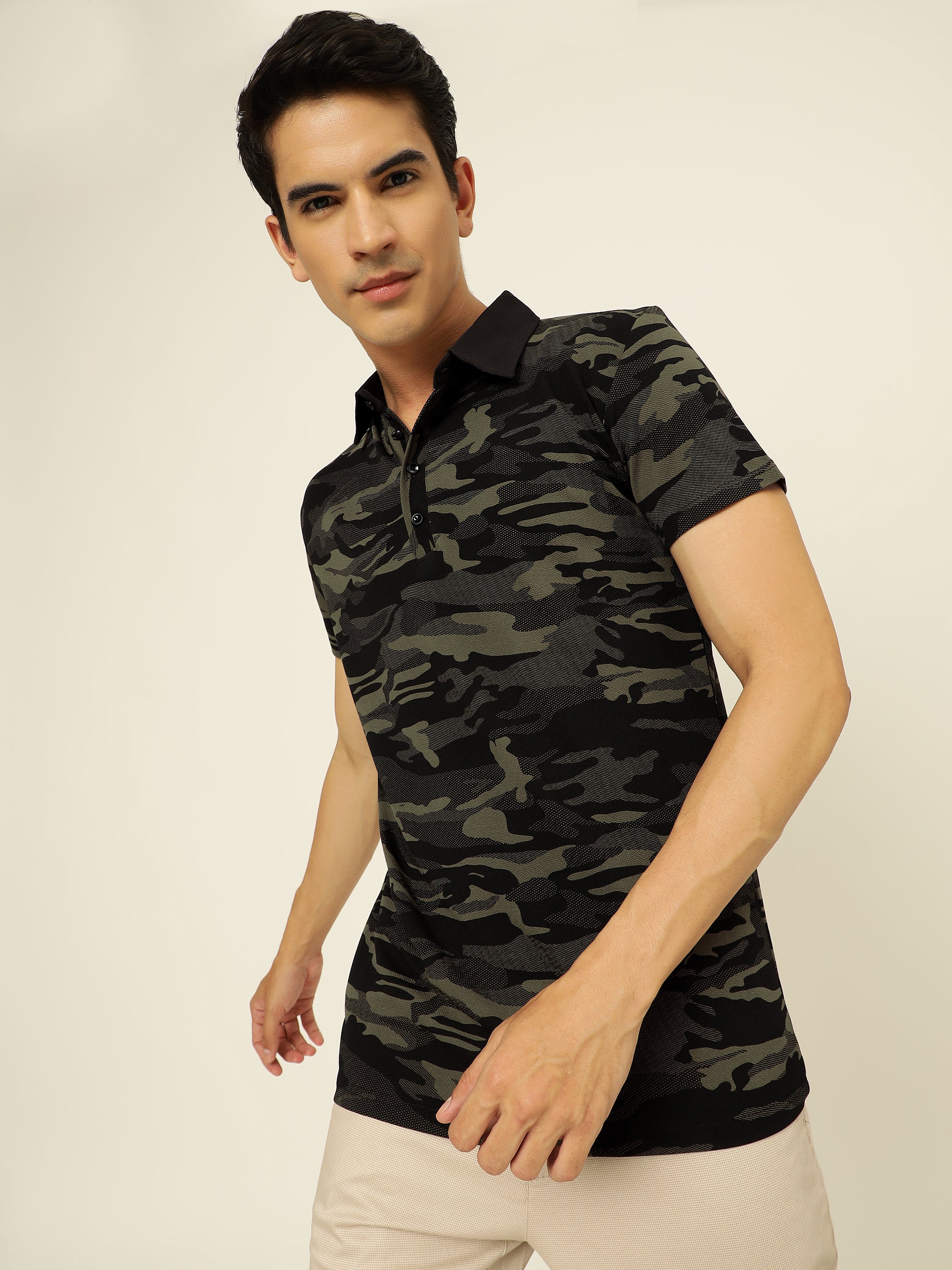 Men's camouflage polo shirts hotsell